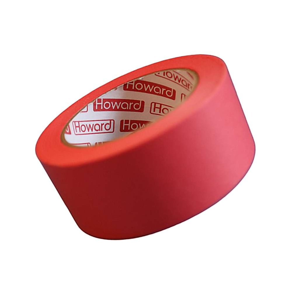 Изображение товара Малярная клейкая лента HOWARD рисовая бумага JM968 RED 25мм 50м