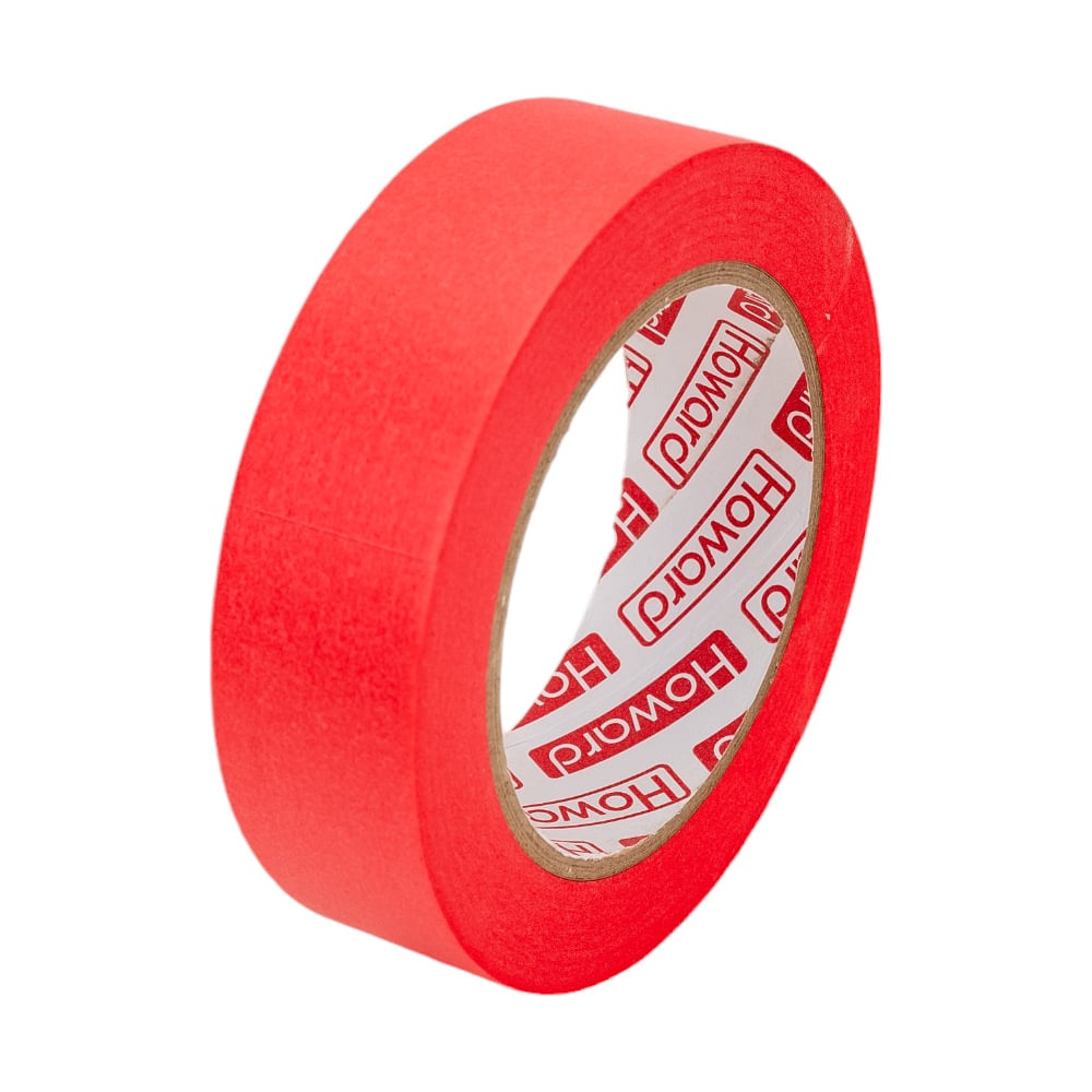 Изображение товара Малярная клейкая лента HOWARD рисовая бумага JM968 RED 30мм 50м