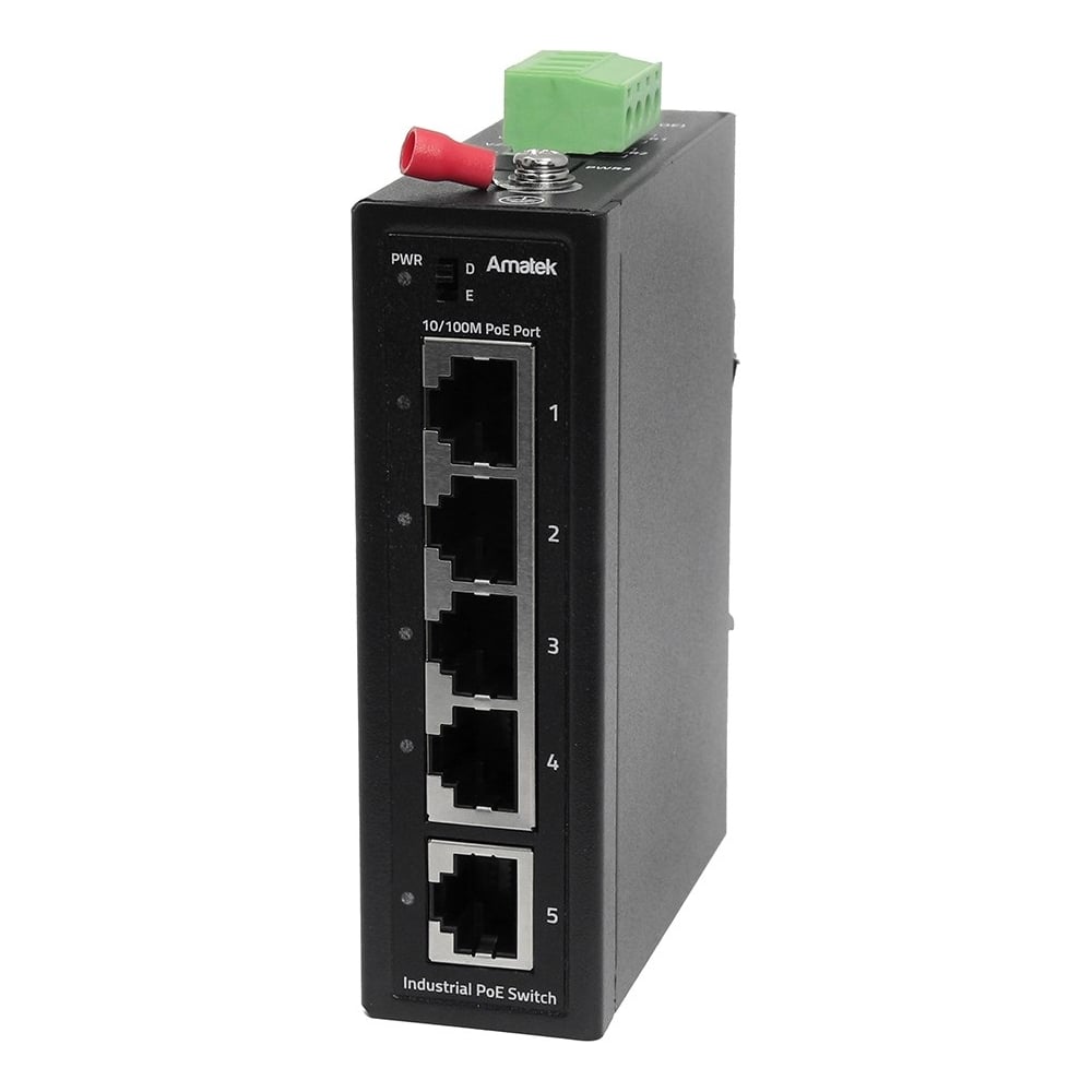 Изображение товара Коммутатор Amatek AN-SX5P4 РОЕ неуправляемый 5 портов POE+ Гбит/с