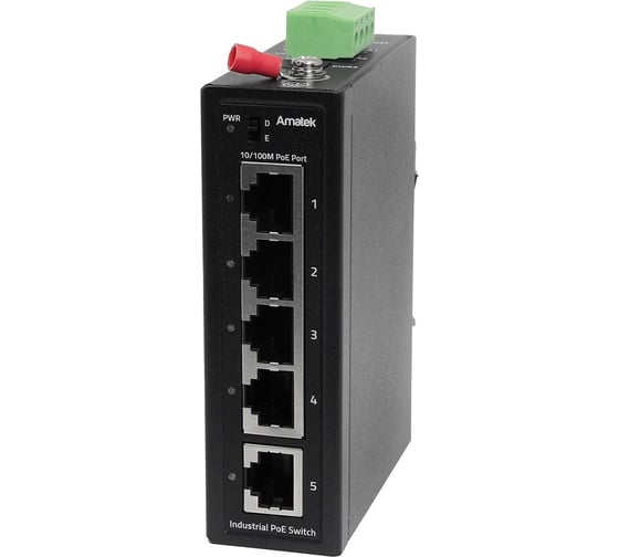 Изображение товара Коммутатор Amatek AN-SX5P4 РОЕ 7000631