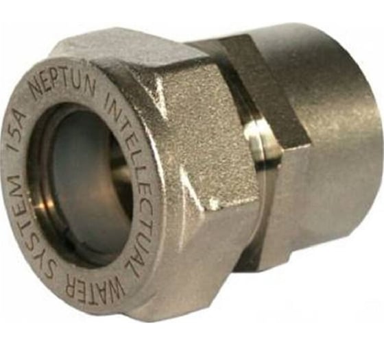 Изображение товара Никелированная муфта TIM 15 - 1/2 вн резьба 771321