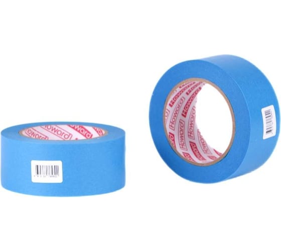 Изображение товара Малярная клейкая лента на рисовой бумаге HOWARD 830 14 дней, UF, 50мм х 50м ЦБ-00006547