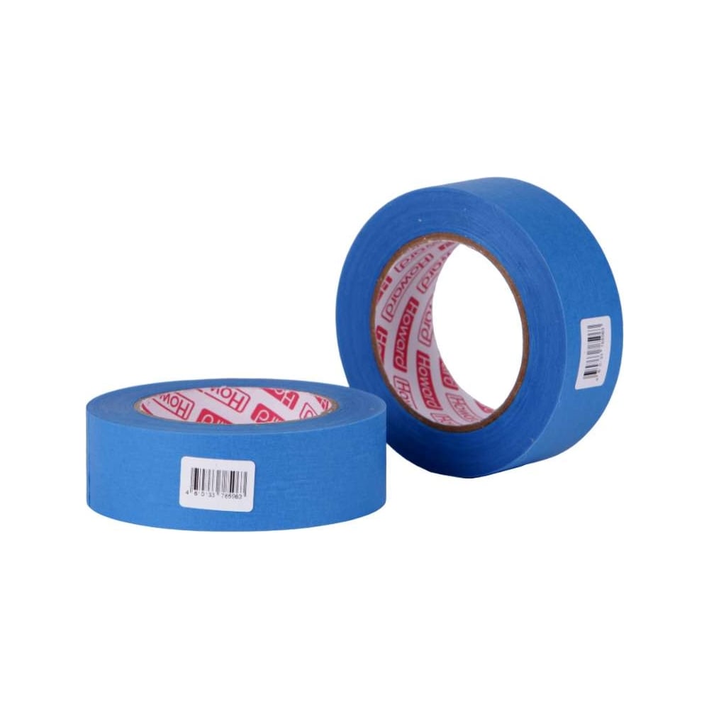 Изображение товара Малярная клейкая лента на рисовой бумаге HOWARD GM5601, 25 мм х 50 м, водостойкая термостойкая