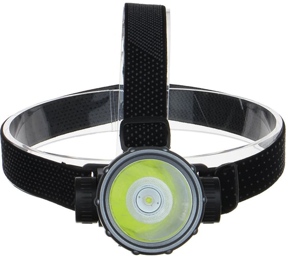 Изображение товара Налобный фонарь Ермак XH-P50 LED, 3 режима, 2000мАч, 8,3x6х7,3см, USB кабель, пластик 221-075