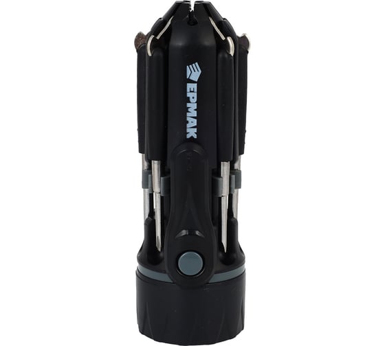 Изображение товара Фонарь с инструментами Ермак 8 в 1, 2 LED, 2 режима, 3xAAA, пластик, металл 209-002