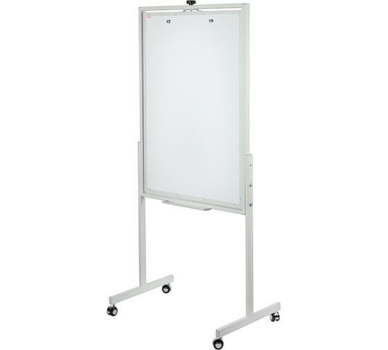 Изображение товара Флипчарт Комус магнитно-маркерный, пробковый, 70x100, двусторонний, на роликах 1023833