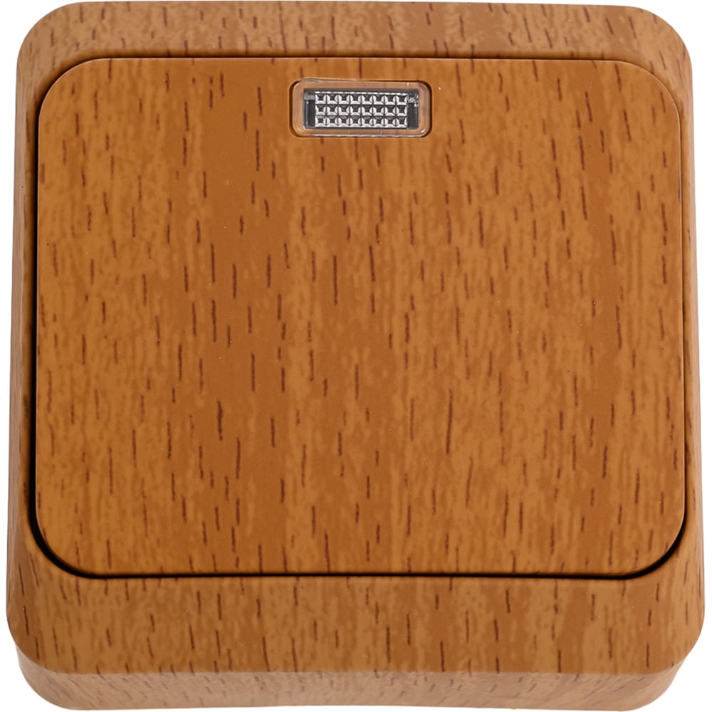 Изображение товара Одноклавишный выключатель Systeme Electric Этюд Дача 10А IP20 с индикацией BA10-005T