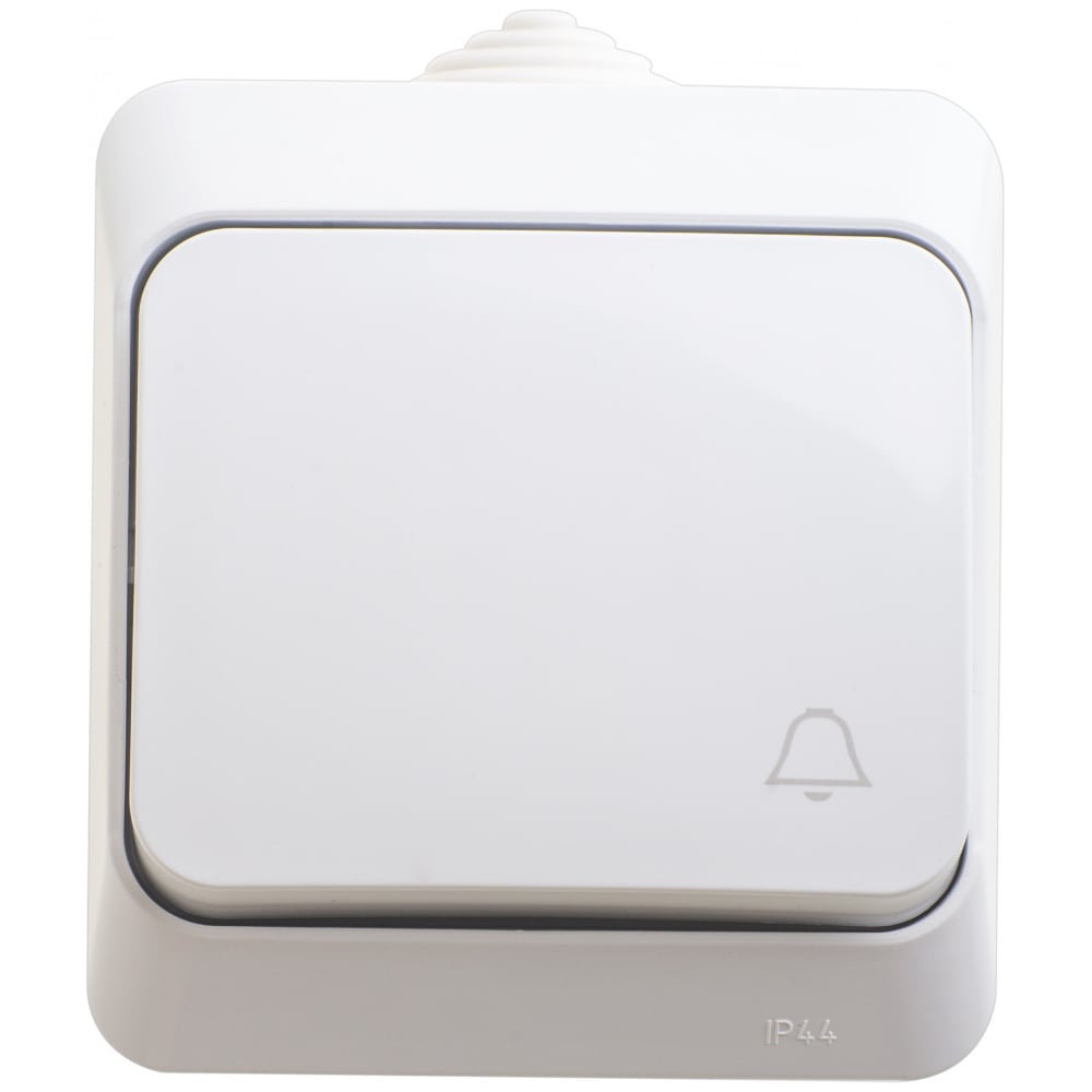 Изображение товара Выключатель 1-клавишный Systeme Electric (Schneider Electric) Этюд, 10 А, IP44, белый BA10-041B