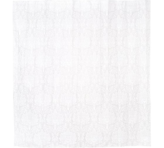 Изображение товара Занавеска (штора) для ванной комнаты Verran rogai пластиковая 180x180 см., цвет белый 650-14