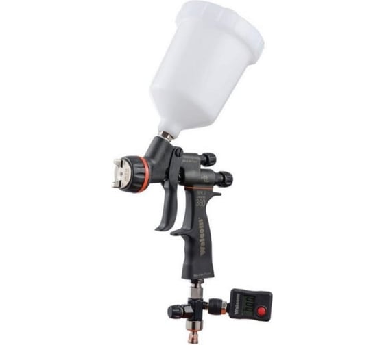 Изображение товара Краскораспылитель WALCOM GENESI CARBONIO EVO 360 HTE BASE MAORI, 0,68 л, сопло 1.3 мм 973013EBM