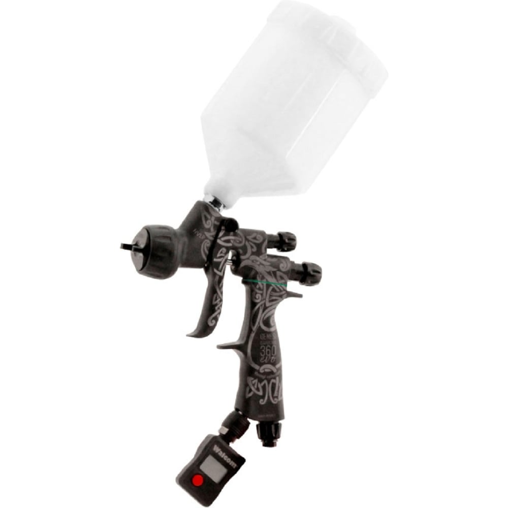 Изображение товара Краскораспылитель WALCOM genesi carbonio 360 hvlp 0,68 л, сопло 1,3 для нанесения финишных покрытий 983013