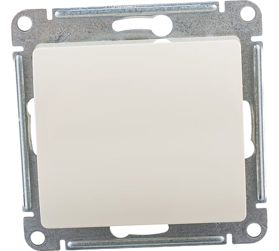 Изображение товара 1-клавишный механизм переключателя Systeme Electric СП Glossa сх. 6 10AX бежевый GSL000261