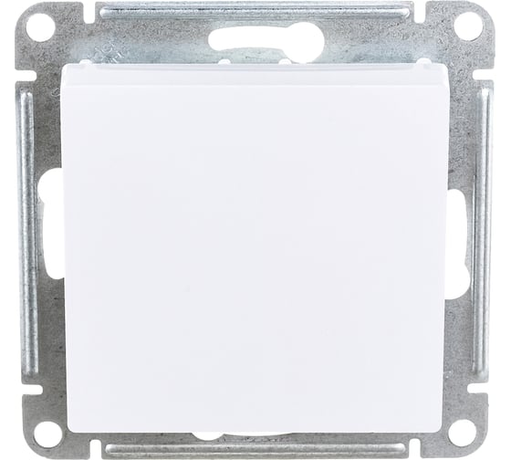 Изображение товара 1-клавишный механизм переключателя Systeme Electric ATLAS DESIGN сх.6 10АХ белый ATN000161