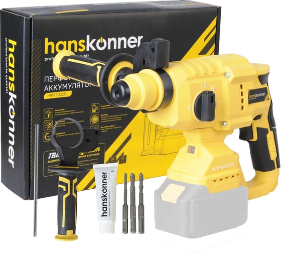 Изображение товара Аккумуляторный перфоратор Hanskonner 1BatterySystem HRH2022BL