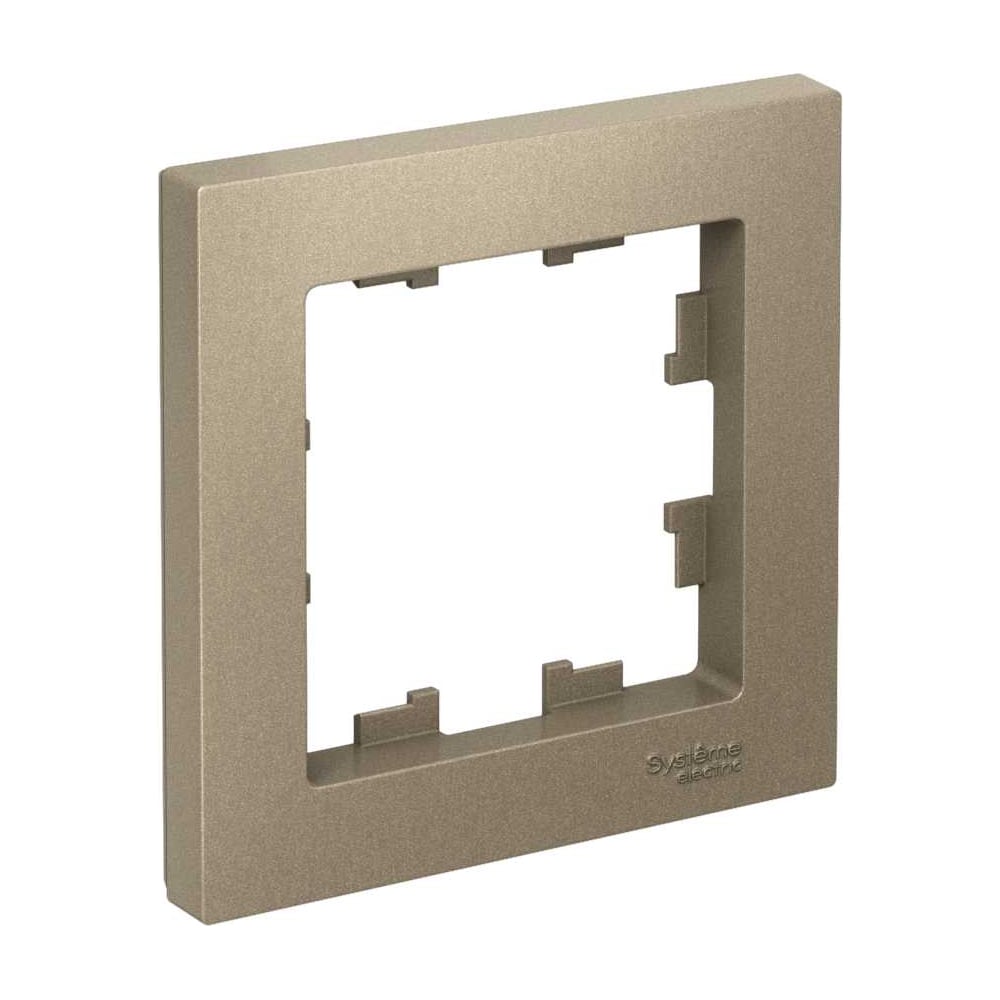 Изображение товара Рамка Systeme Electric 1-м ATLAS DESIGN шампань