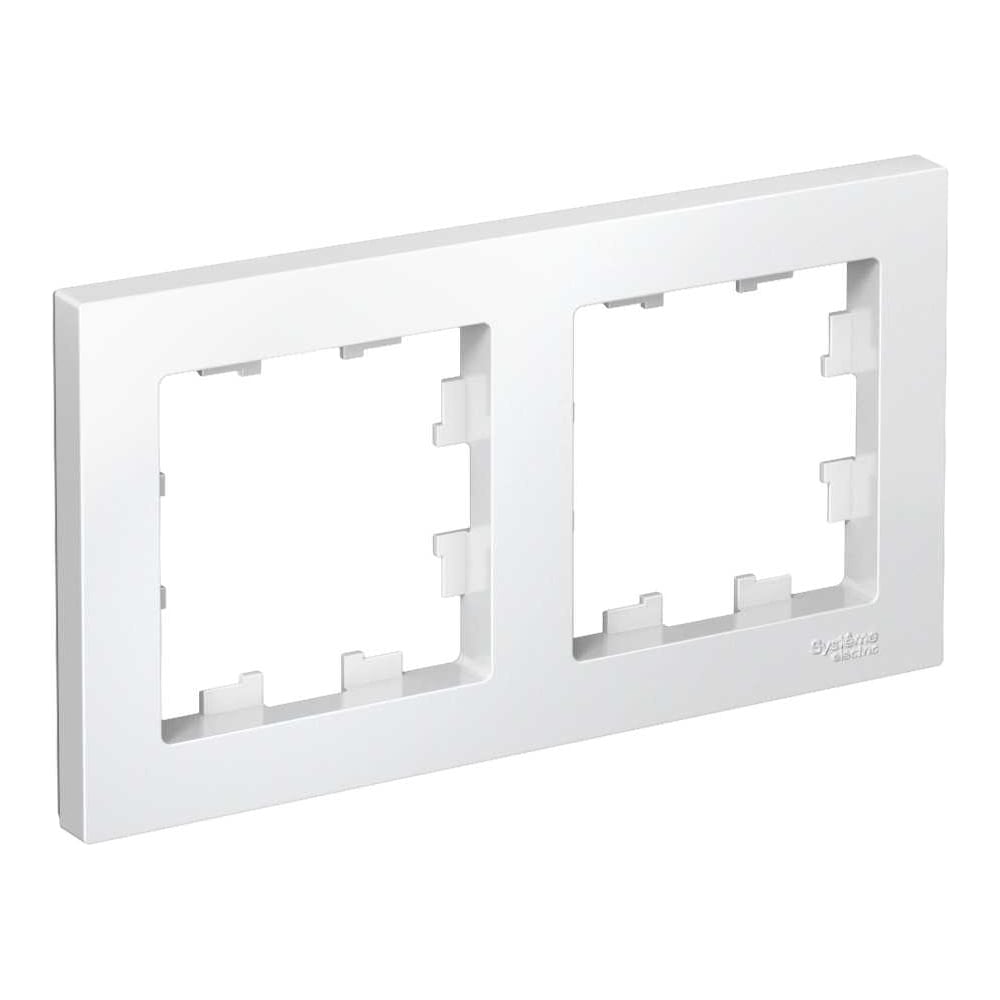 Изображение товара Рамка Systeme Electric 2-м ATLAS DESIGN универсальная белая ATN000102