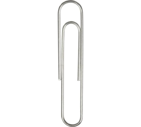 Изображение товара Оцинкованные скрепки Комус 50 мм, негофрированные, 100 шт 161987