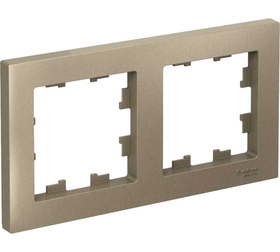 Изображение товара Рамка Systeme Electric 2-м ATLAS DESIGN универс. шампань ATN000502