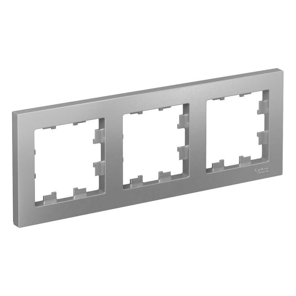 Изображение товара Рамка Systeme Electric Atlas Design универсальная алюминиевая 3 поста