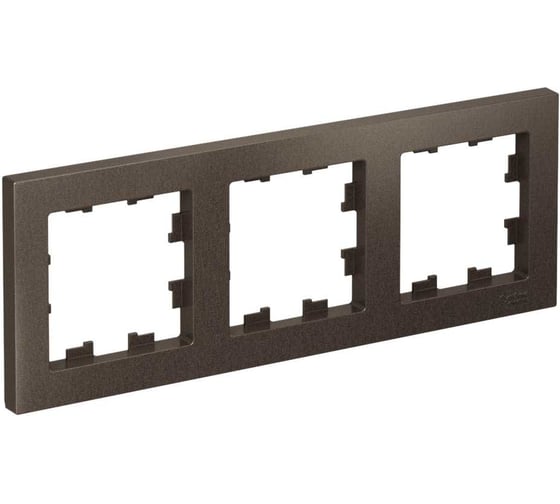 Изображение товара Рамка Systeme Electric 3-м ATLAS DESIGN универс. мокко ATN000603