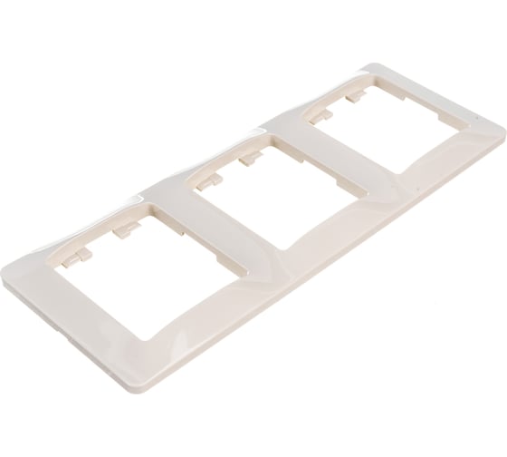 Изображение товара Вертикальная рамка Systeme Electric 3-м Glossa бежевая GSL000207