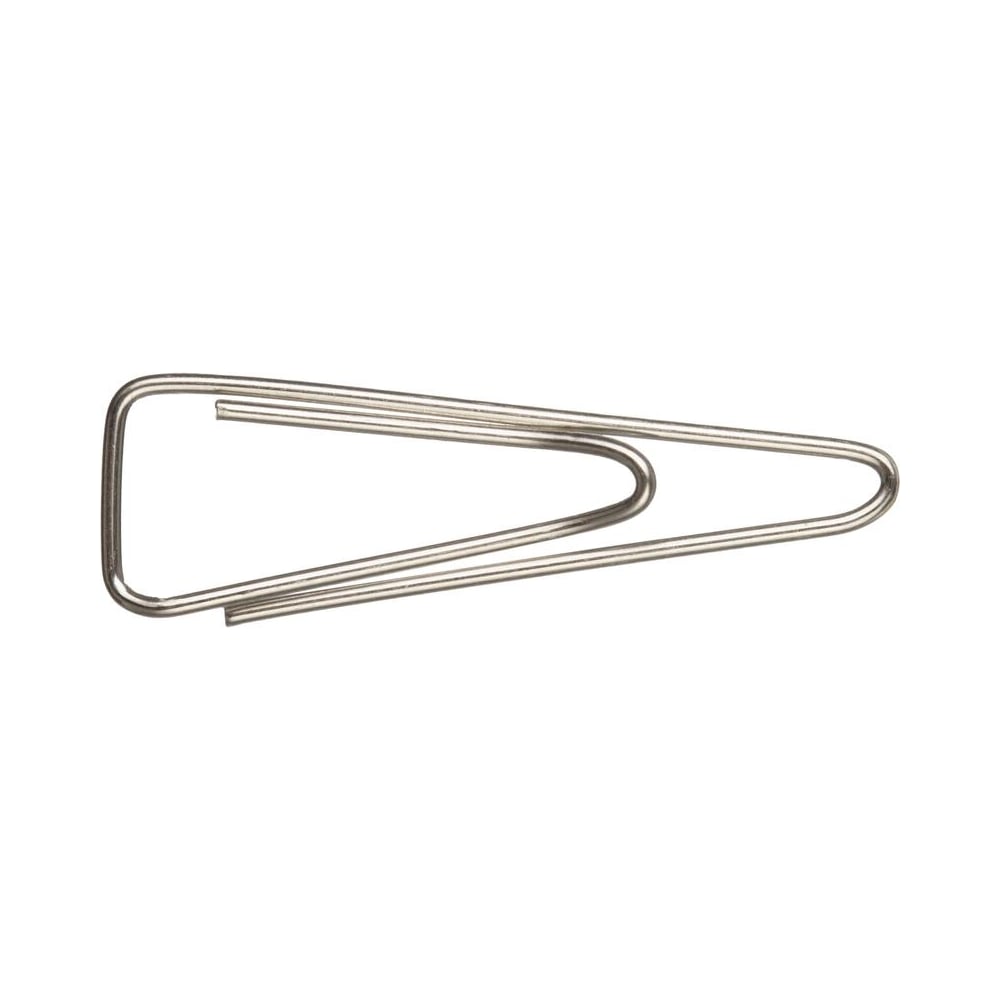 Изображение товара Скрепки с отгибом Комус никелированные, 25 мм, 100 шт