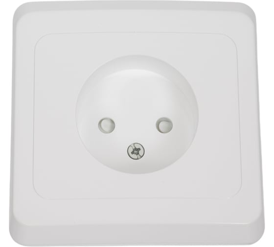 Изображение товара Розетка Systeme Electric 1-м СП Этюд 16А IP20 защитные шторки, без заземления, белая PC16-002B