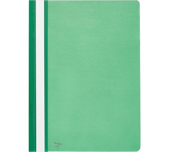 Изображение товара Пластиковый скоросшиватель Комус А4, зеленый 1810 164394