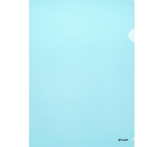 Изображение товара Папка-уголок Комус А4, 180мкм, синий 164495