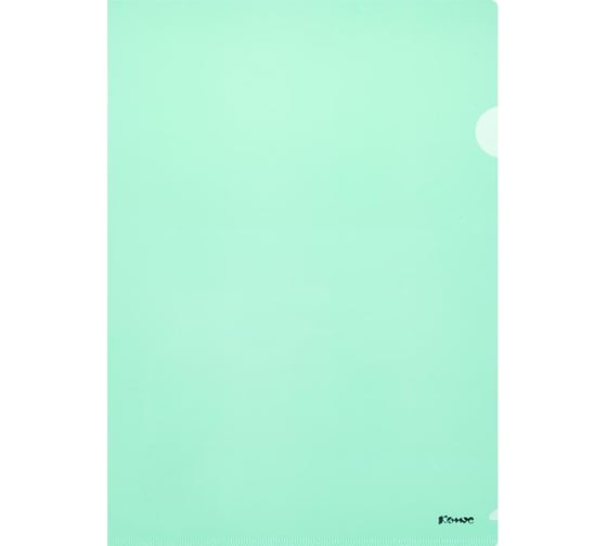 Изображение товара Папка-уголок Комус А4, 180мкм, зеленый 164493