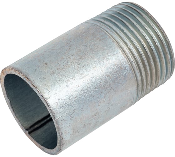 Изображение товара Стальная резьба МЕТАЛЛСЕРВИС удлиненная, оцинкованная, ду25, l=50 мм, из труб по гост 3262-75 1211767