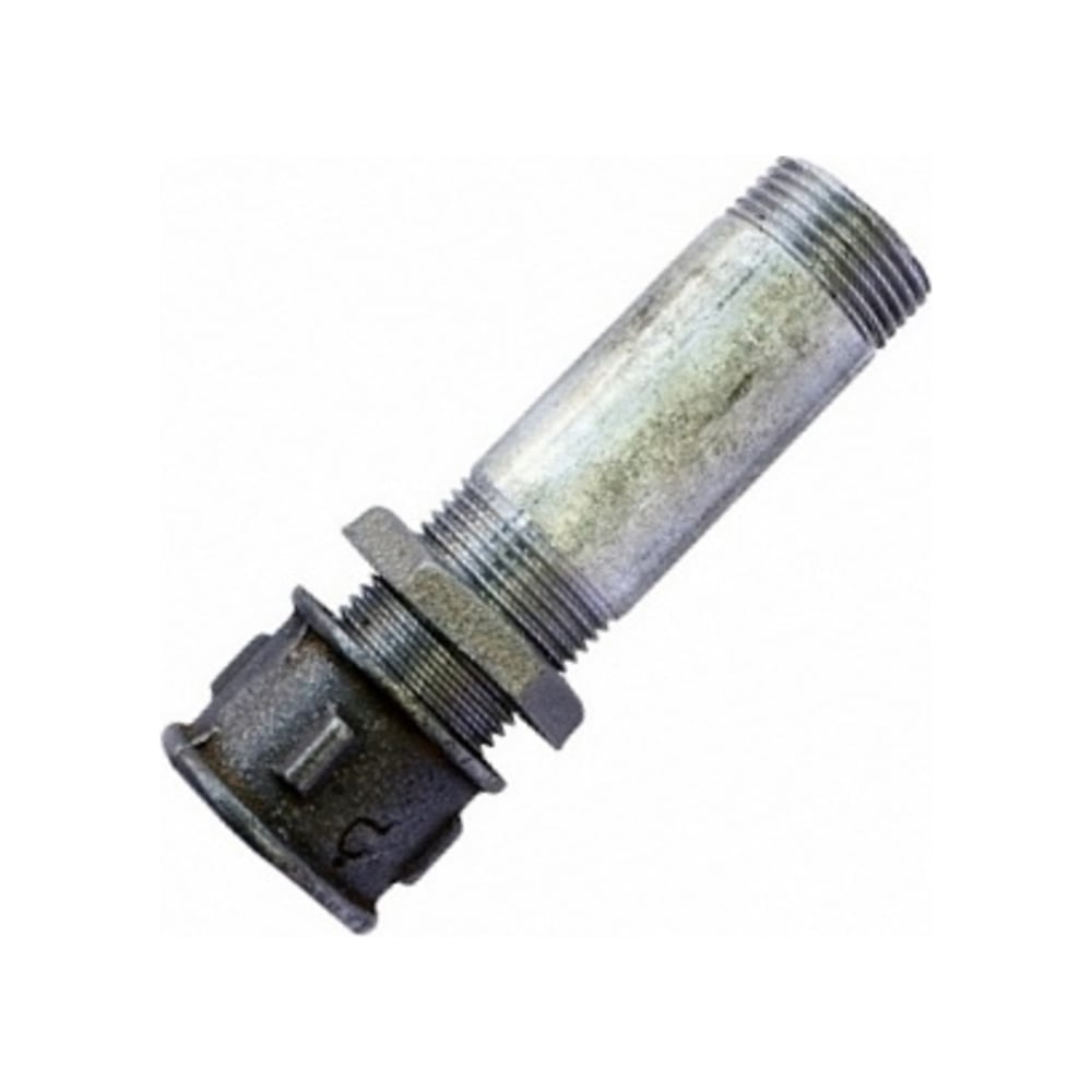 Изображение товара Стальной сгон МЕТАЛЛСЕРВИС оц д 50, l=150 мм, прямой соединитель