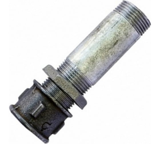 Изображение товара Стальной сгон МЕТАЛЛСЕРВИС оц ду 50, l=150 мм, в комплекте, гост 8969-75 1222311