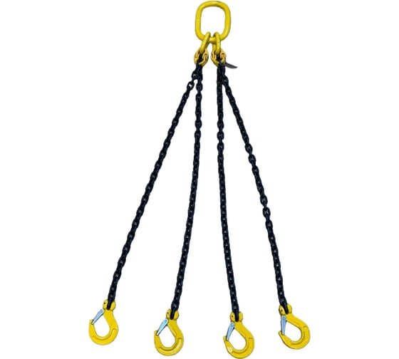 Изображение товара Четырехветвевой цепной строп ТРАСТ 4сц 17 тн, 4500 мм, 8 класс 4687203698805