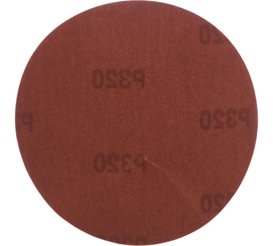 Изображение товара Круг абразивный на ворсовой подложке под липучку (10 шт; 125 мм; P320) MATRIX 73873