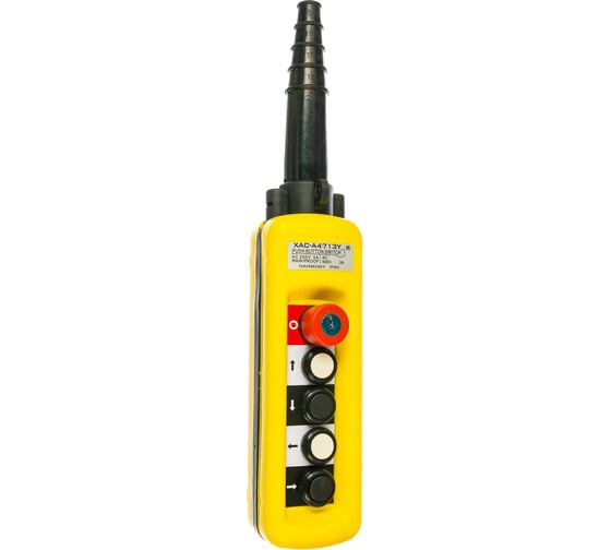 Изображение товара Пульт 4 кнопки, 1 ступенчатая кнопка + кнопка стоп + ключ EURO-LIFT 00012432