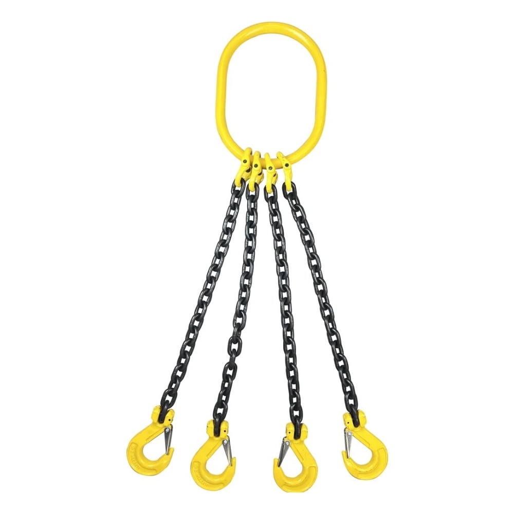 Изображение товара Четырехветвевой цепной строп ТРАСТ 4сц 6.7 тн, 4.5 м, сталь, грузоподъемность 6.7 т