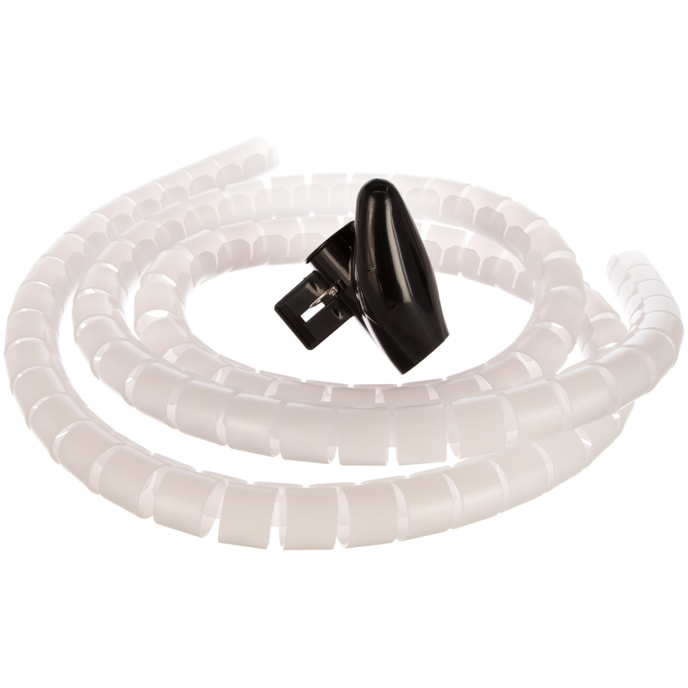 фото Пластиковый спиральный рукав для кабеля и инструмент st-32 hyperline shw-32 д.32 мм 2 м 18178