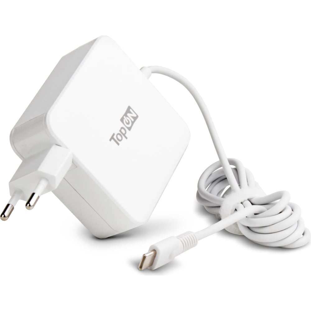 Изображение товара Блок питания для ноутбука Huawei TopOn 20V 3.25A 65W USB Type-C белый TOP-HW65QW