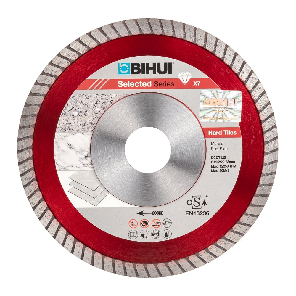 Изображение товара Диск алмазный B-Turbo 125х22.2 мм BIHUI DCDT125