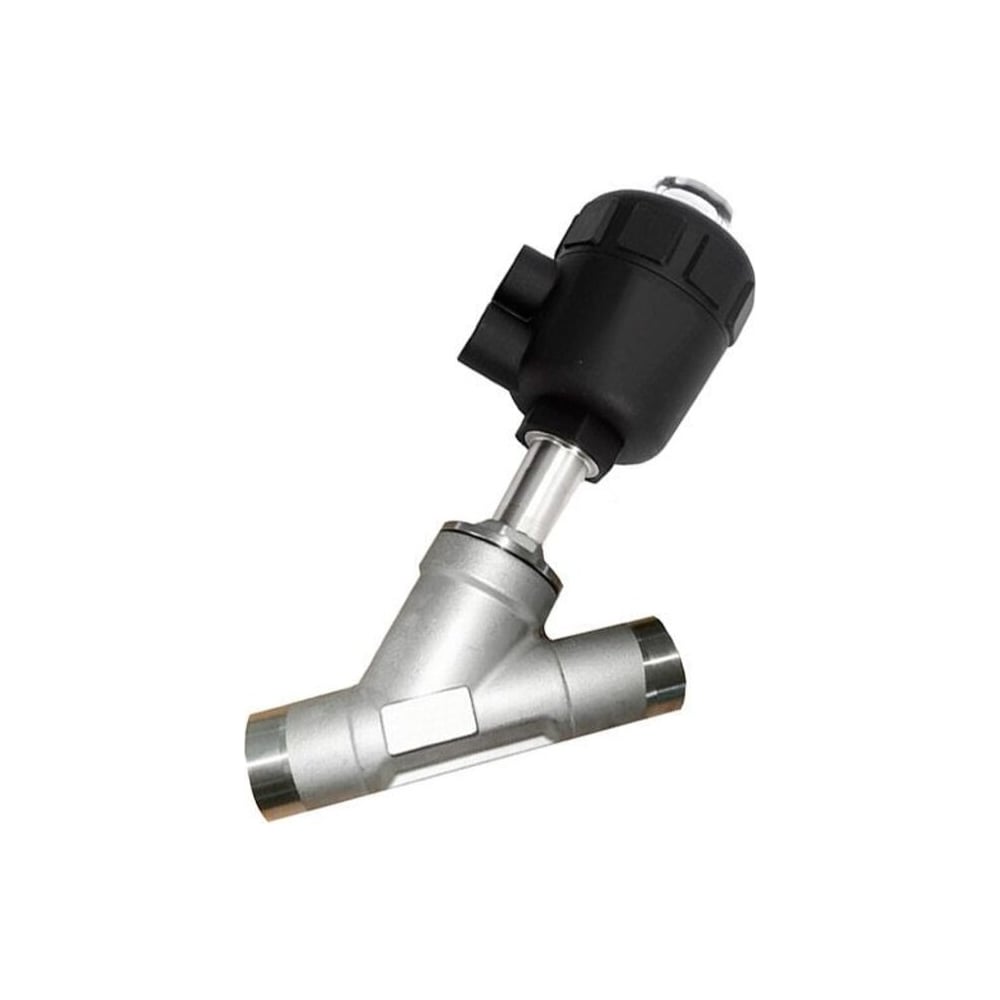 Изображение товара Седельный клапан угловой TITAN LOCK с пневмоприводом DN25