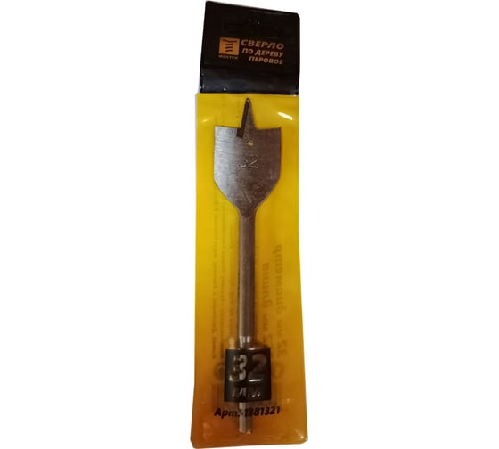Изображение товара Сверло перовое по дереву 32x152 мм MOSTEK 1381321
