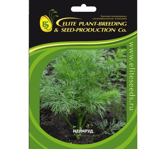 Изображение товара Изумруд семена укропа 15 г ЭС мини ELITE PLANT-BREEDING & SEED PRODUCTION Co. 1026995215