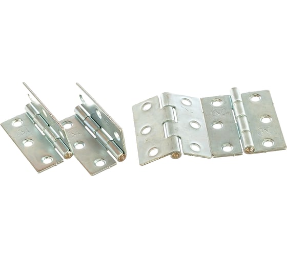 Изображение товара Карточная петля Без бренда 50х40, цинк, 4шт 91546