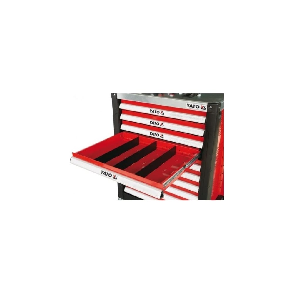 Изображение товара Перегородки для ящиков YATO маленькие YT-0910 черные из пластика для организации хранения