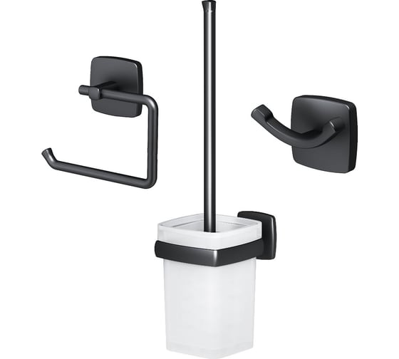Изображение товара Набор аксессуаров для зоны туалета AM.PM Gem черный AK90T2003B