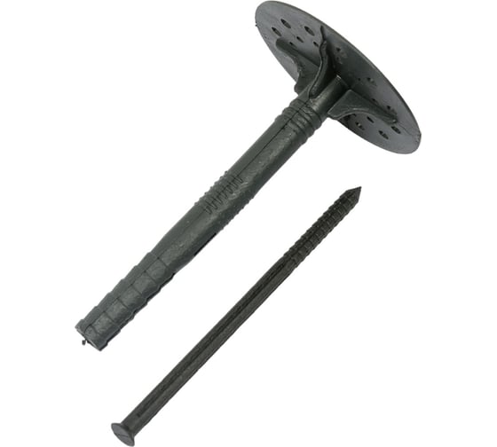 Изображение товара Дюбель СИБРТЕХ гриб для крепления утеплителя, 100 мм, 45 шт 46033