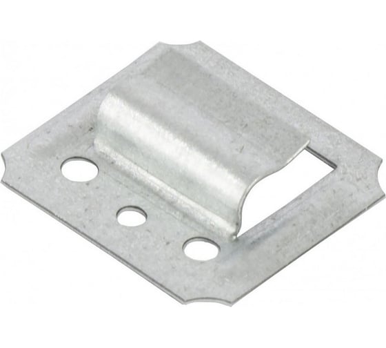 Изображение товара Кляймер №3 СИБРТЕХ оцинкованный с гвоздями, 100шт 46573