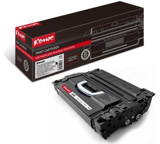 Изображение товара Лазерный картридж Комус 43x c8543x черный, повышенная емкость, для hp lj 9000 855901