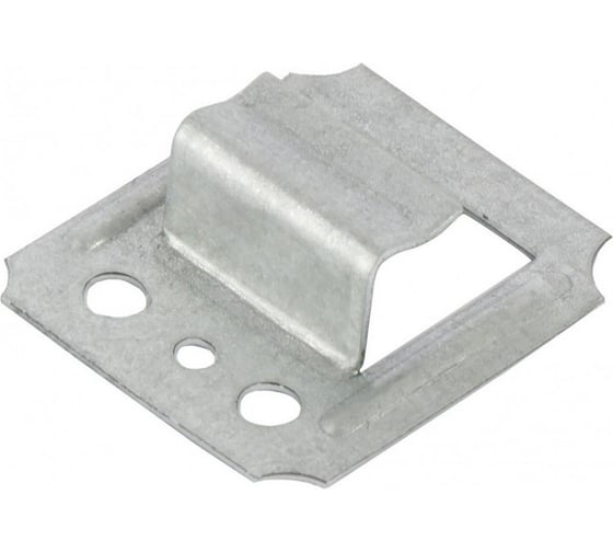 Изображение товара Кляймер №6 СИБРТЕХ оцинкованный с гвоздями, 100шт 46576